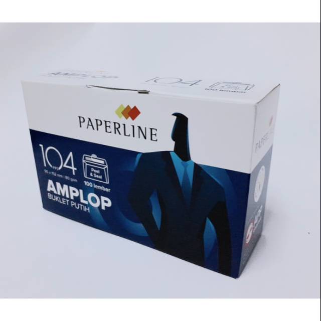 

Amplop putih sedang no 104 Paperline