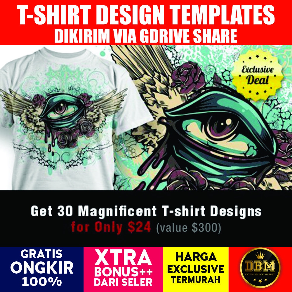 30 Magnficent T-Shirt Designs - Photoshop &amp; Illustrator