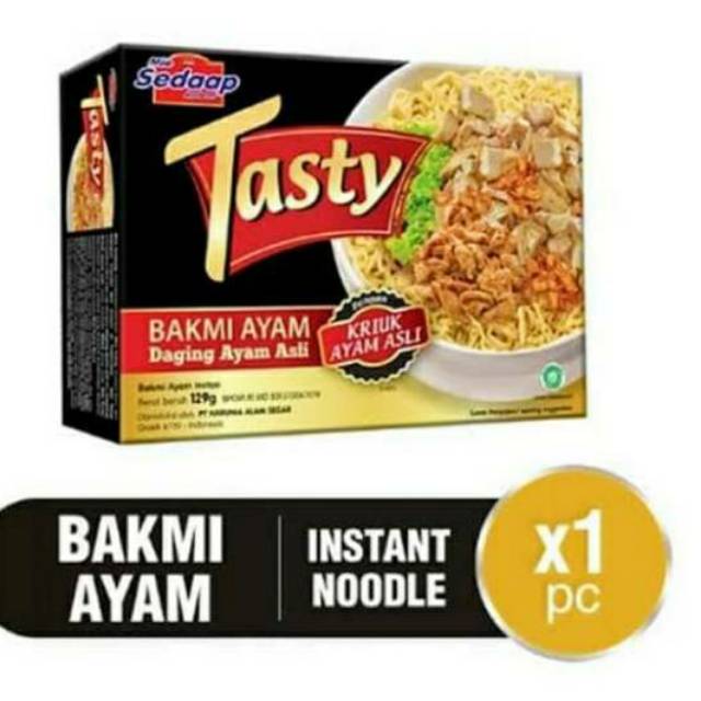 

Sedaap mie tasty bakmie ayam 129 gram