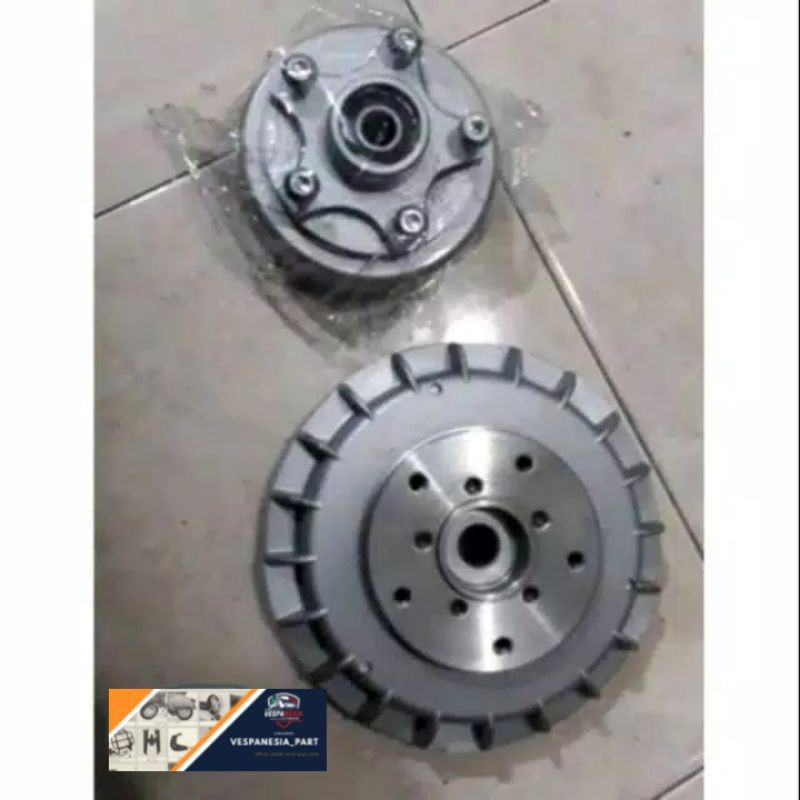 TROMOL ADAPTOR HUB RING 12 VESPA KLASIK