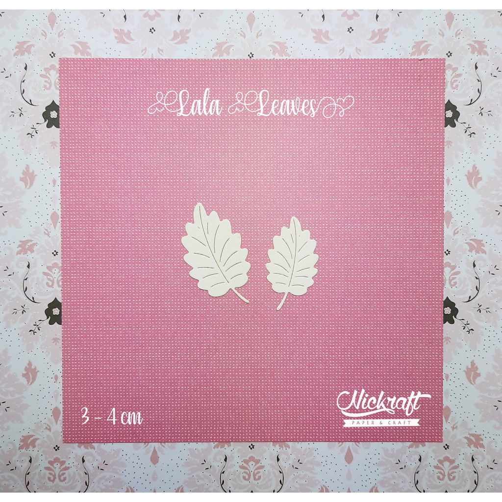 

LALA LEAVES - Bahan Scrapbook Daun Kertas