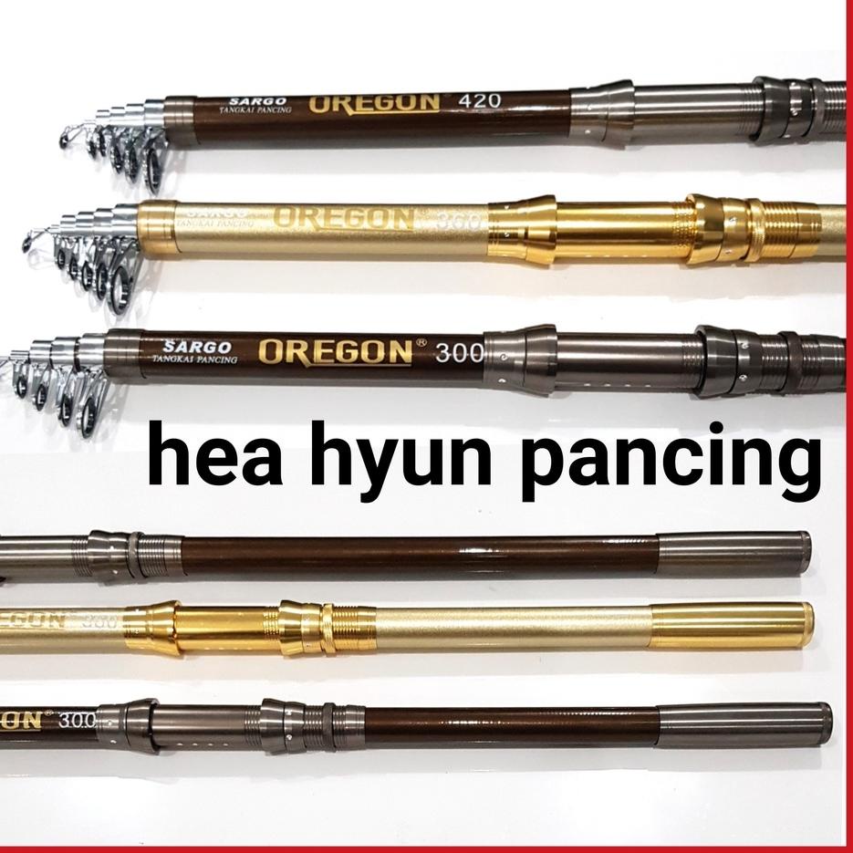 Stok terbatas.. Peralatan pancing joran OREGON SARGO DAN BRIO 300 - 360 - 390 - 420 cm/ 3 - 3,6 -3,9