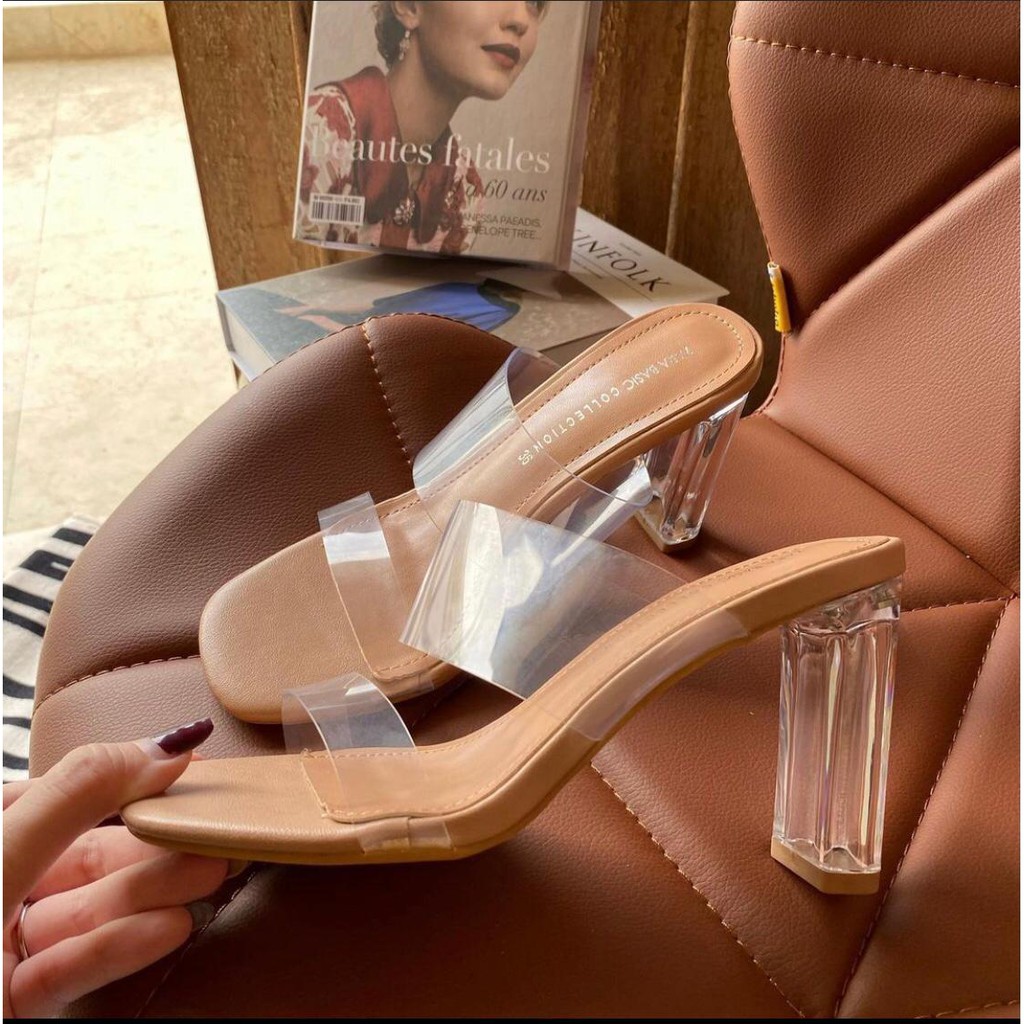 SANDAL WANITA ZS-799 VINLY HEELS 9CM