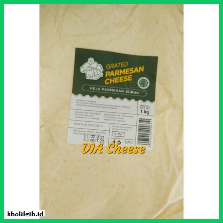 

Ujekujek- Grated Parmesan 125Gr Green Valley Keju Bubuk / Powder -Original.