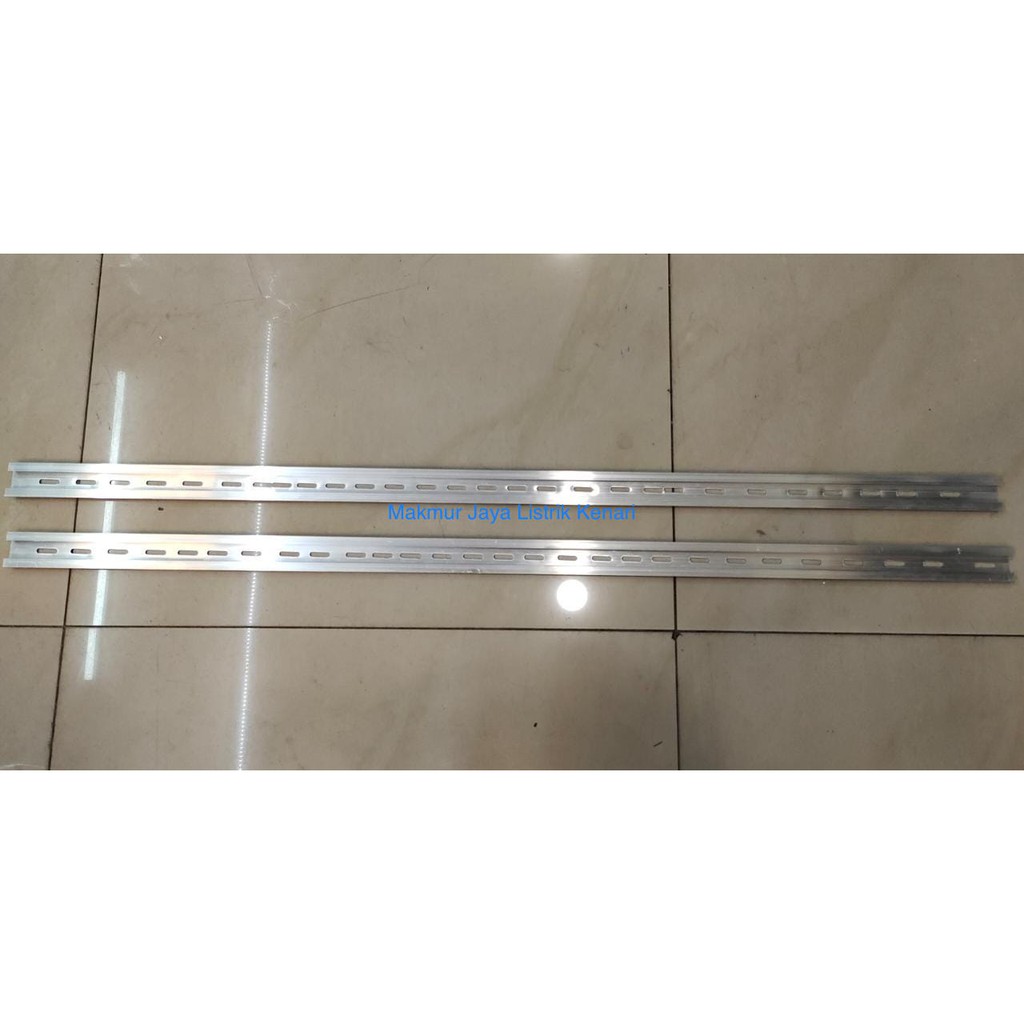 Rel MCB Besi / Iron 1 Fungsi / 2 Fungsi Din Rail / Din Rel 1PCS 1meter