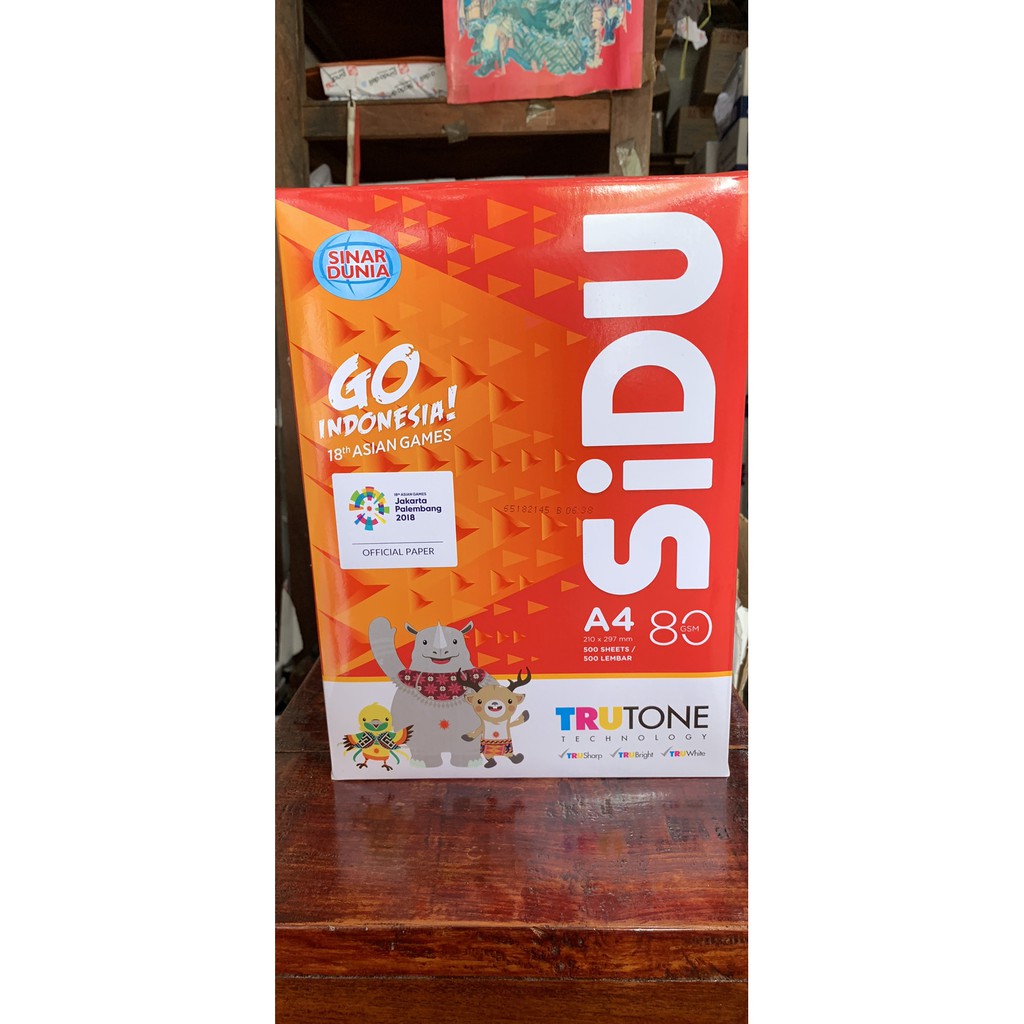 

Free Ongkir HVS 80gram A4 SIDU Orisinil