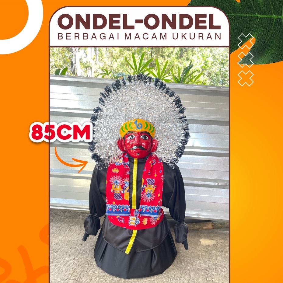 Ondel ondel 85 cm ( masuk anak-anak umur 2-3 tahun )