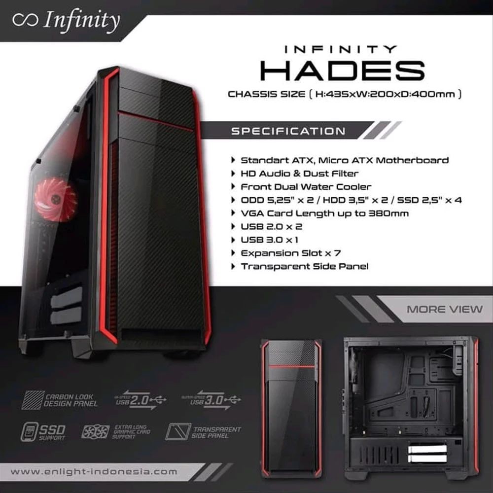 CPU GAMING CORE i5 7400 kabylake feat VGA GTX 1060 3GB Super High End