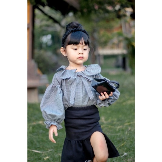 Blouse balon untuk anak usia 2-8 tahun nablfashion