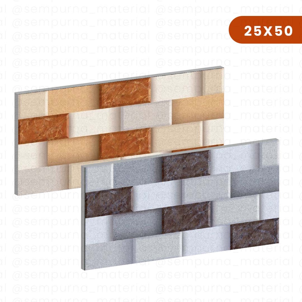 Jual keramik dinding uno cortina beige grey 25x50 shopee indonesia