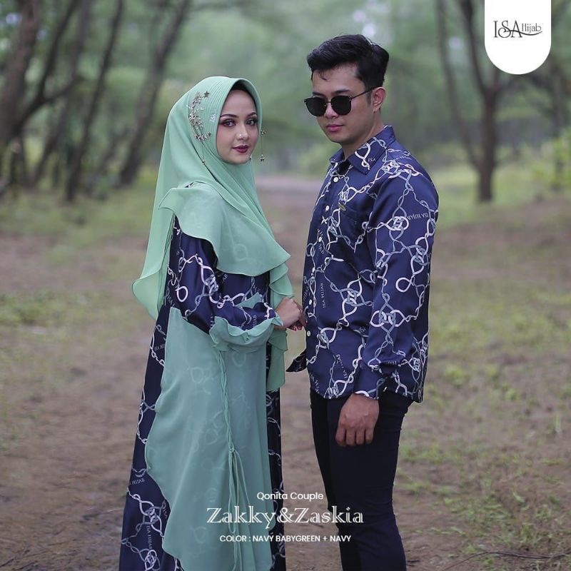 set couple zakky dan zaskia ISA_HIJAB OPEN PO