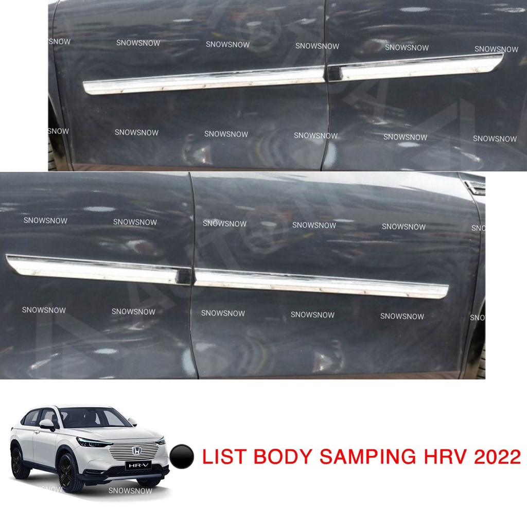 List Body Pintu Samping Honda HRV 2022 UP Chrome