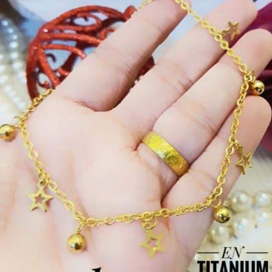 Titanium gelang Wanita 0818n