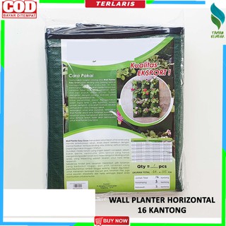  Pot  Tanaman Pot  Bunga Wall Planter Bag Dinding  Planterbag 