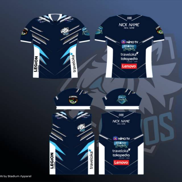 Jersey gaming evos esport 2019