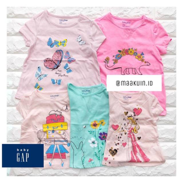 Kaos Anak Perempuan Baby Gap