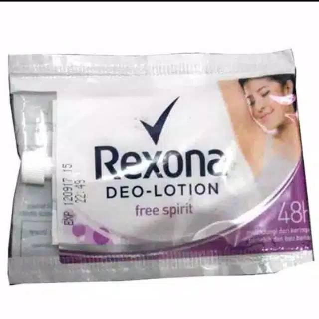 REXONA DEO LOTION SACHET FREE SPIRIT FRESH CERAH SEGAR WOMEN DAN REXONA MEN