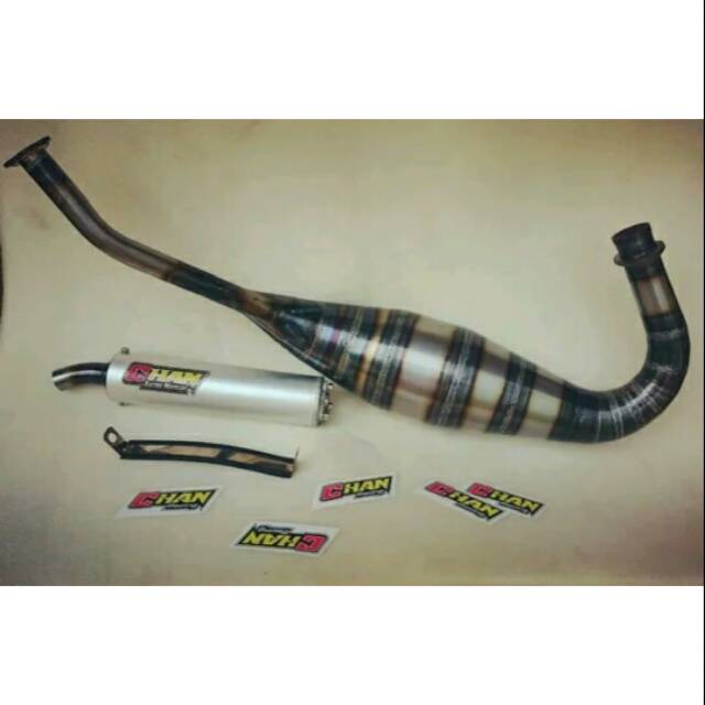 knalpot racing NINJA R - RR standar porting 155 by CHAN MUFFLER