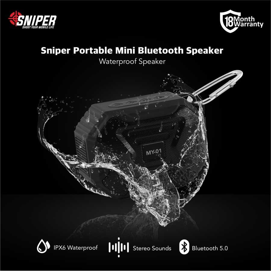 Sniper Portable Mini Bluetooth Waterproof Speaker MY-01 V.2