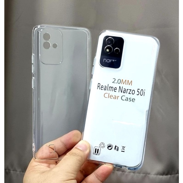 REALME NARZO 50A 50i 9 PRO 9 4G 9 PRO PLUS CLEAR HD 2.0 CASING SOFTCASE SILIKON BENING BAHAN TEBAL ANTI JAMUR