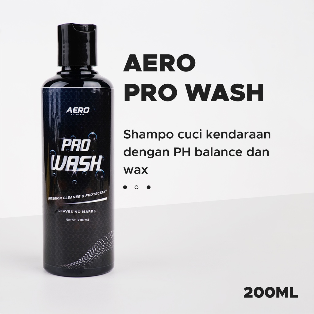 Aero Wash Shampoo Premium Mobil dan Motor Nano Partikel Coating Kilat