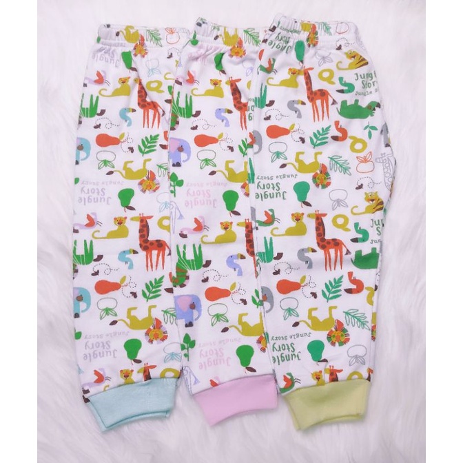 3PCS CELANA PANJANG BAYI JAY JAY-CELANA PANJANG BAYI LEMBUT-CELANA PANJANG BAYI MURAH