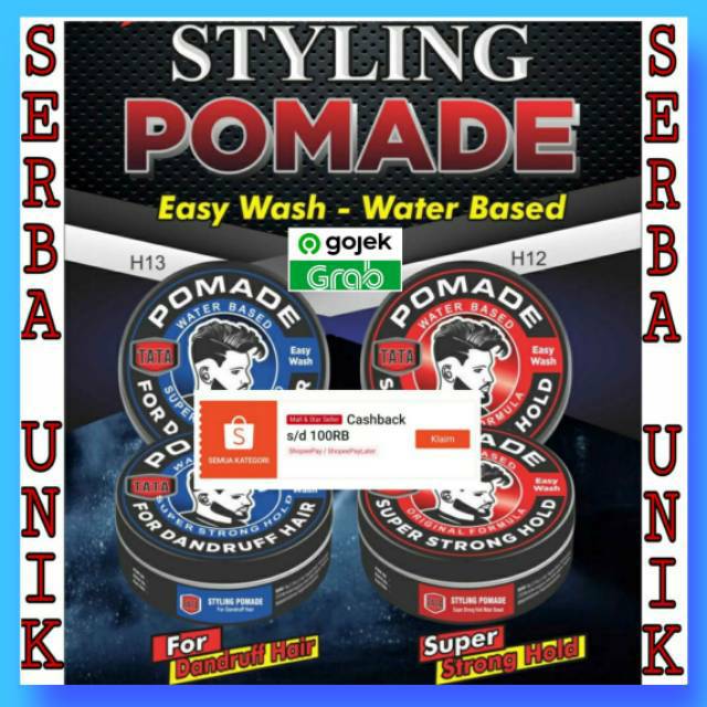 Tata Pomade Styling Easy Wash/Water Based 75gr