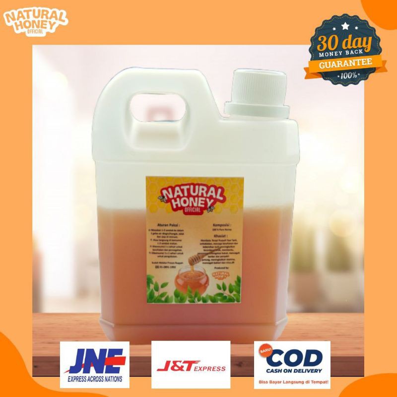 

MADU Organik Natural Honey | Rawhoney Madu Murni 100% Asli 1 Kg | Madu Organik Asli