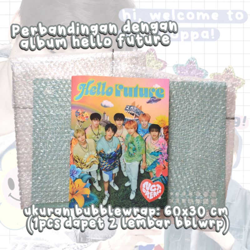 Bubblewrap Packing Album atau Postcard [TANPA MINIMAL PEMBELIAN]