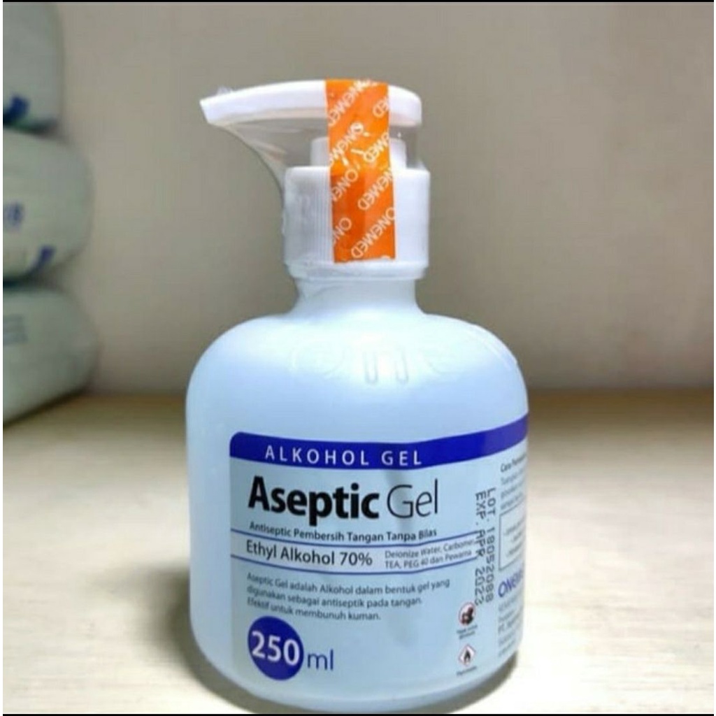 Aseptic Gel Hand Sanitizer 250 ml Onemed
