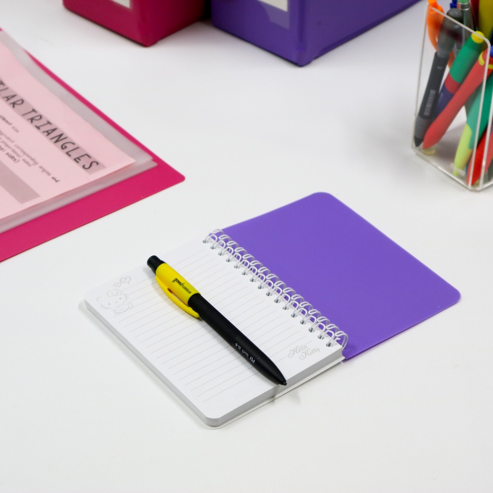 

[Zada] Bantex Notebook Hello Kitty A6 (80 Sheets) Lilac 8021A21HK