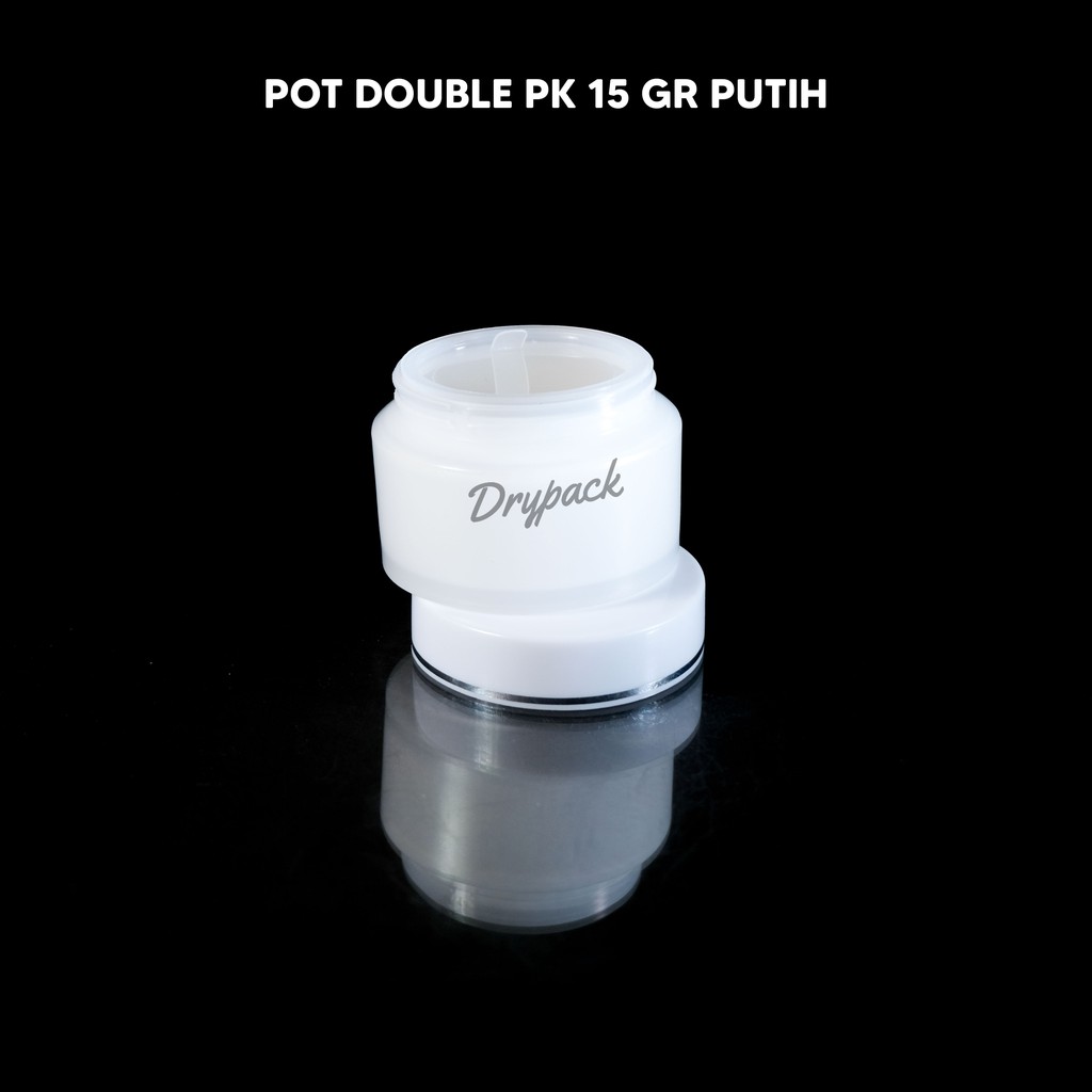 POT DOUBLE PK 15 GR PUTIH