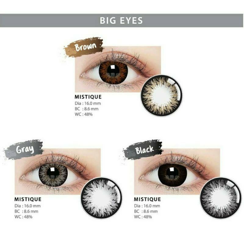 Softlens Mistique by Living Color (Normal, Minus)