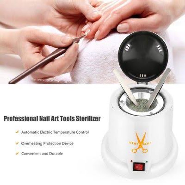 (READYSTOCK) NAIL STERILIZER manicure tools mesin alat steril salon kecantikan disinfectan box