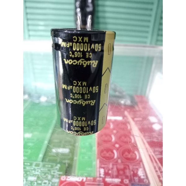 elco 10.000mf/50v rubycon hitam