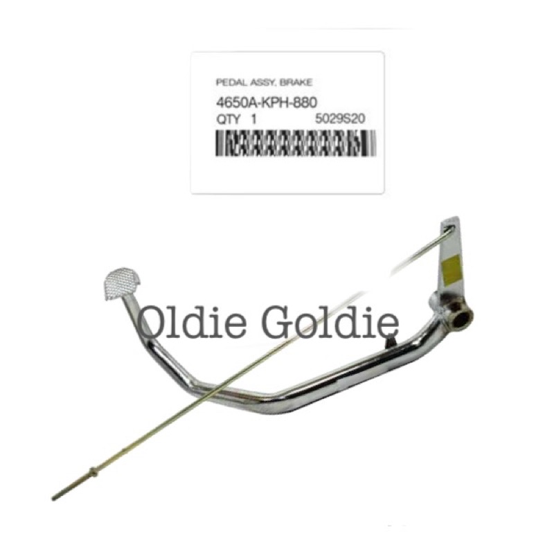 4650A-KPH-880 Pedal Rem Belakang Brake Assy KARISMA SUPRA 125 FI AHM