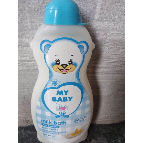 My Baby Bath Hair &amp; Body Wash, Milk Soft &amp; Gentle, Sweet Floral 200 ml