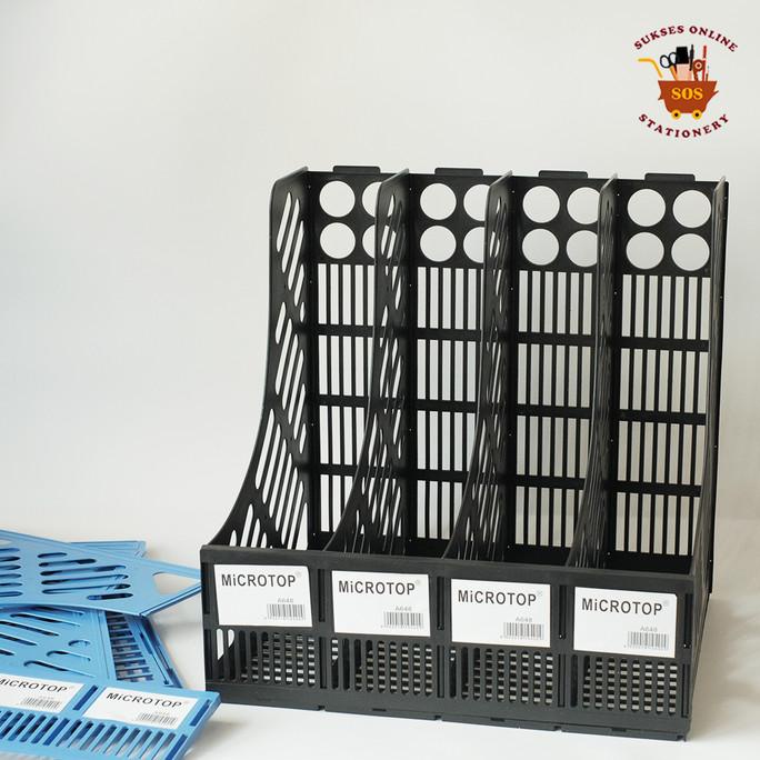 

(BISA COD) SOS Box File 4 susun MICROTOP A-648 / Box Plastik / Box File Keranjang PROMOKode 3974