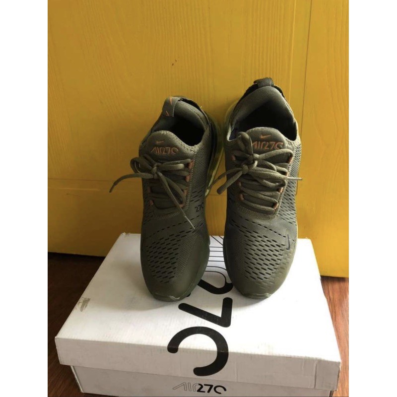 Preloved Nike Air Max 270 Triple Olive AH8050-089 - Sepatu Second Sport Pria Size 42