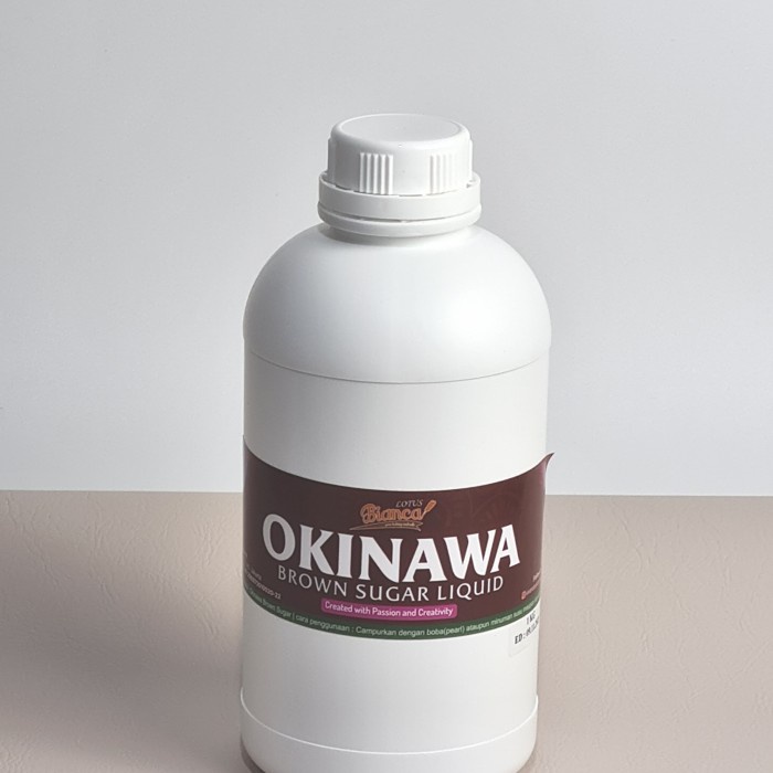 

(BISA COD) 1 kg Okinawa Brown Sugar Syrup