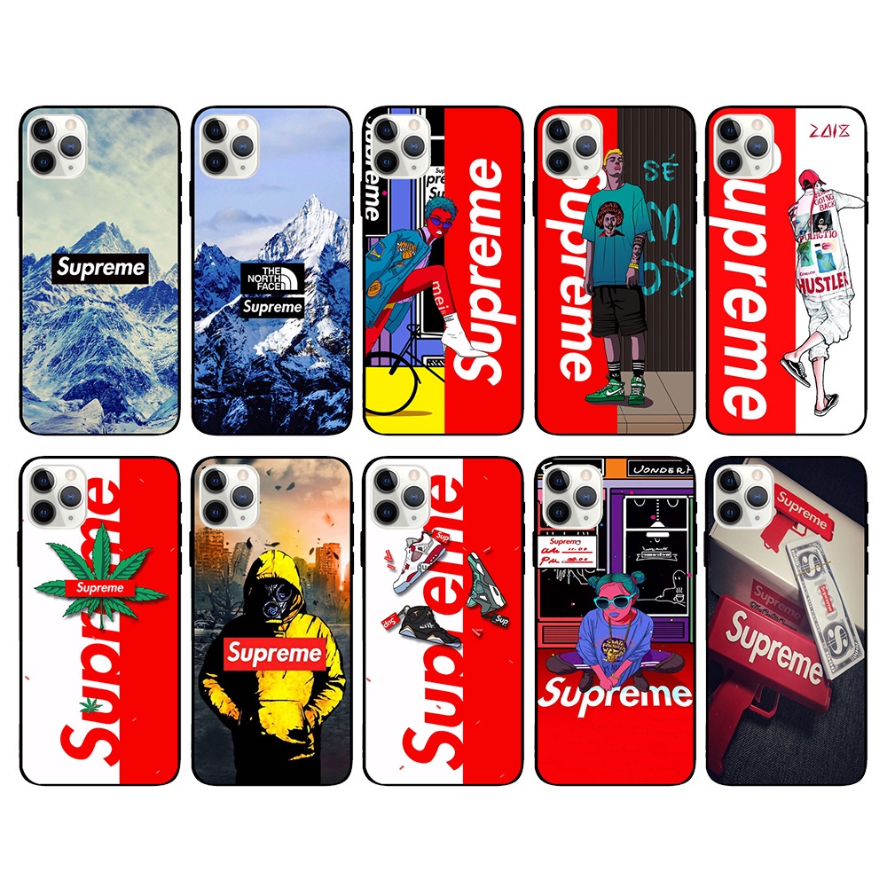 Soft Case Pelindung Tahan Guncangan Desain SUP Street Untuk Apple Iphone X 13 Pro Max XR12 11