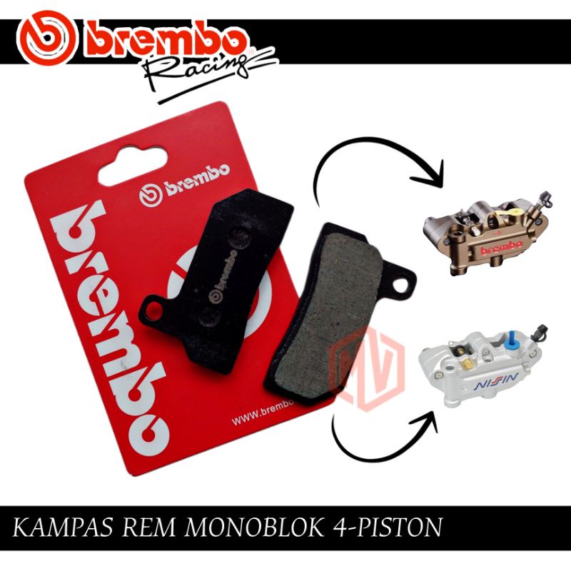 KAMPAS REM MONOBLOK 4P KAMPAS KALIPER MONOBLOK 4P 4 PISTON IMPORT