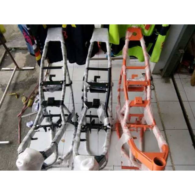 Rangka klx rangka trail megapro rangka tiger sasis klx