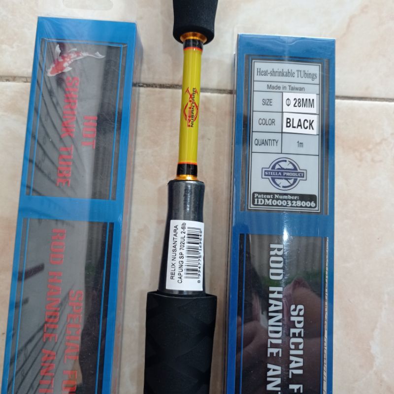 grip bakar / handle grip karet /pengaman gagang joran pancing