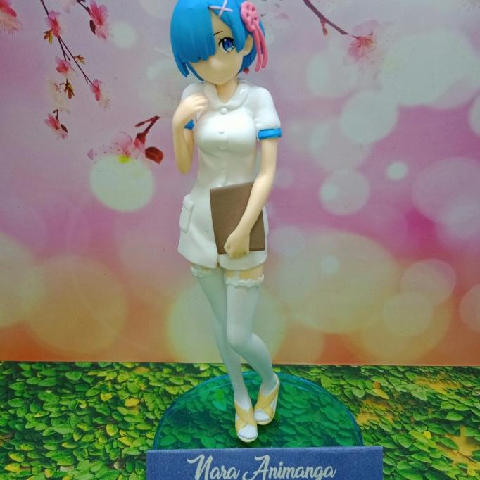 .........] Action Mini Figur Anime Re Zero Ram Rem Emilia Figure