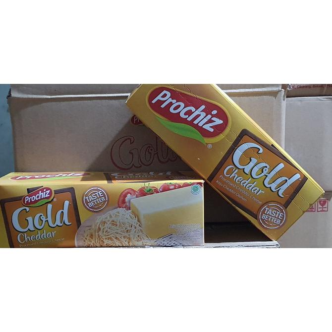 

Kualitas terbaik] Keju Prochiz Gold cheedar 2KG