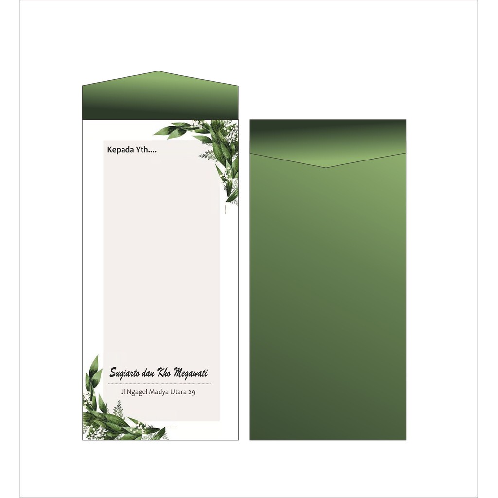 

Amplop Custom Panjang - Custom Nama - Custom Desain