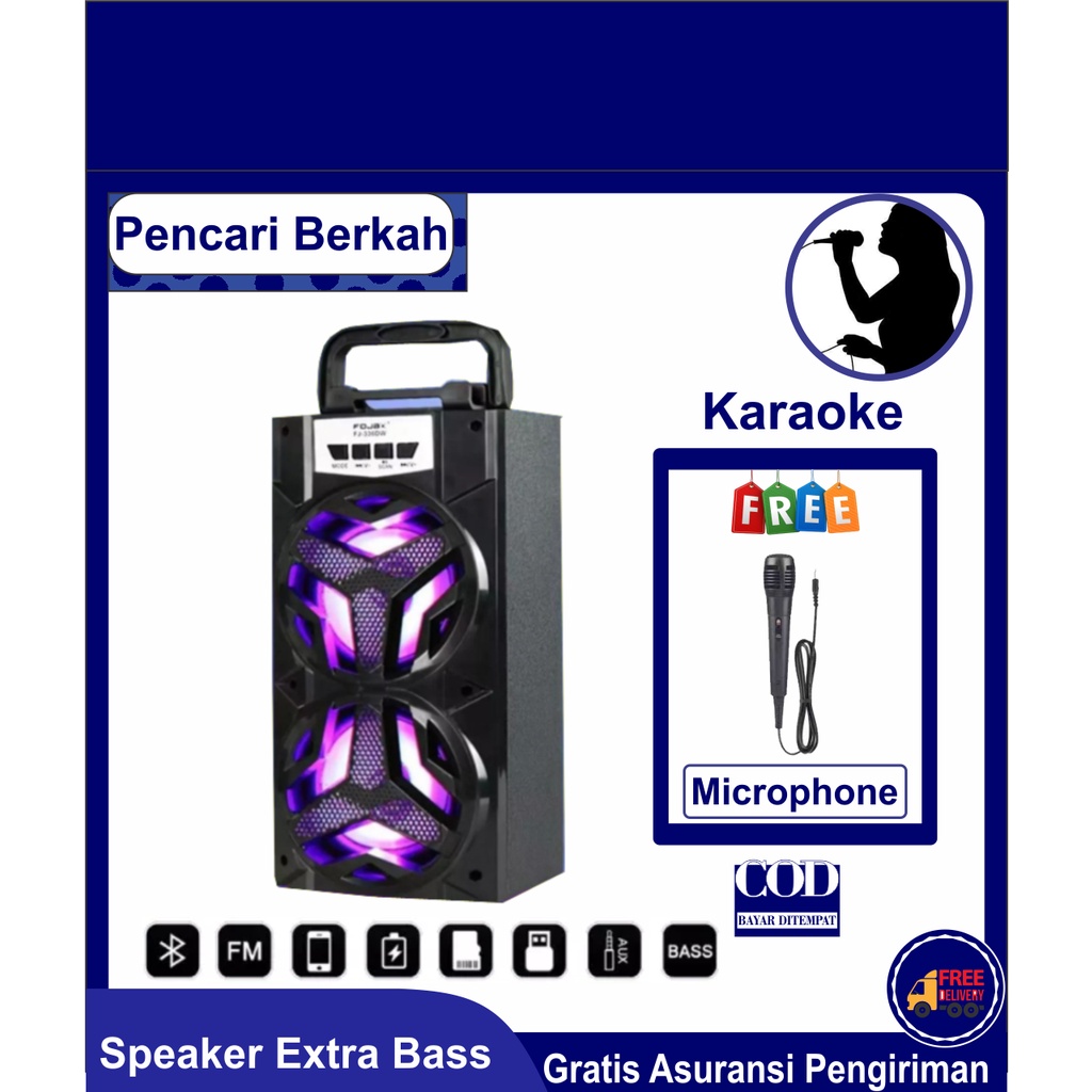 Jual Speaker Aktif Bluetooth Ukuran Besar Gratis Mic/Speaker Aktif ...