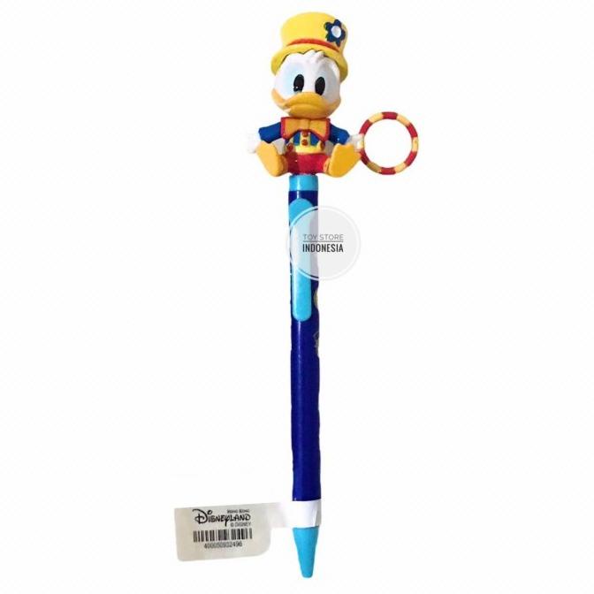 

ORIGINAL DISNEY PEN DONALD 3D FIGURE WITH HAT CIRCUS BALLPOINT BOLPEN