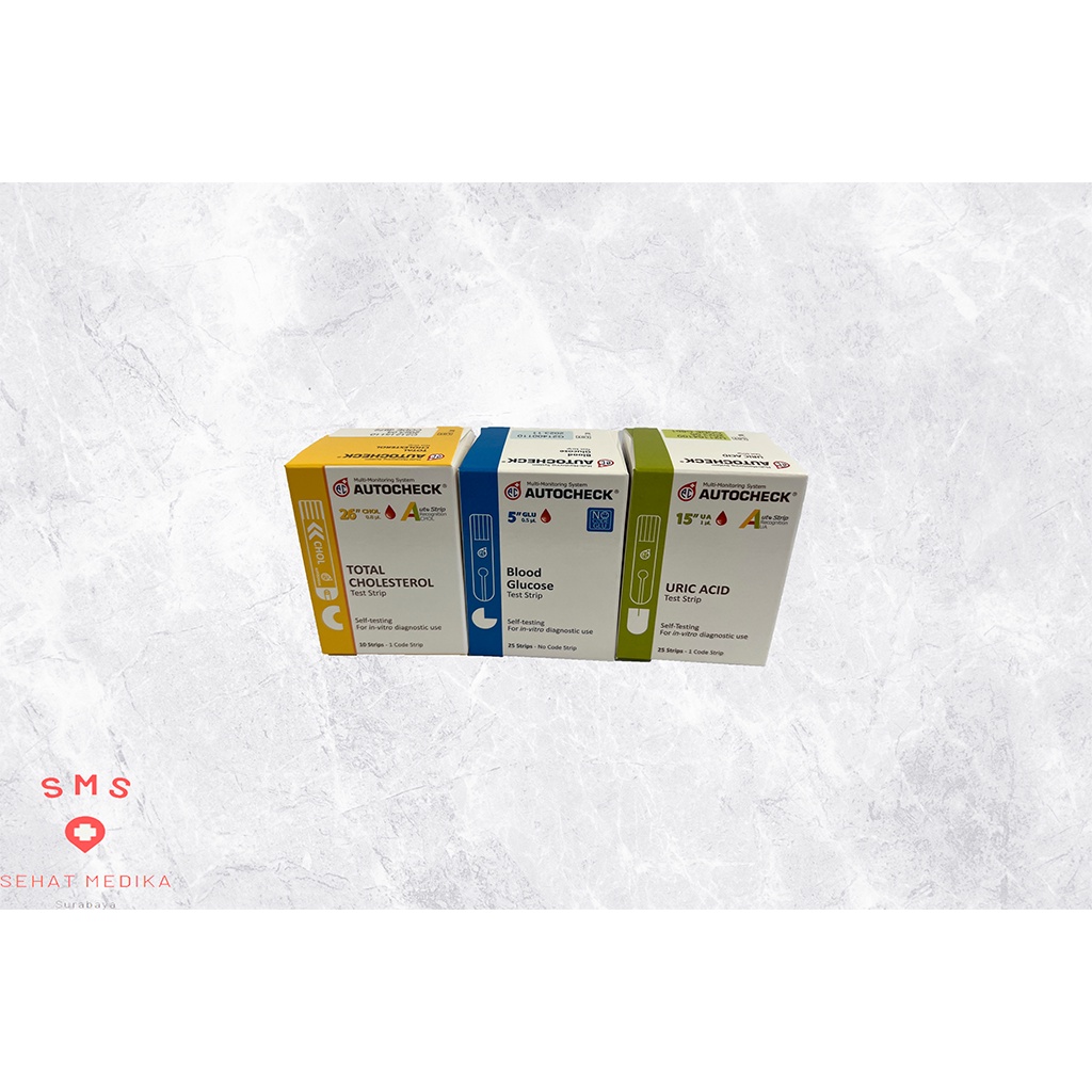 STRIP AUTOCHECK / AUTOCHECK CHOLESTEROL / AUTOCHECK GLUCOSE / AUTOCHECK URIC ACID